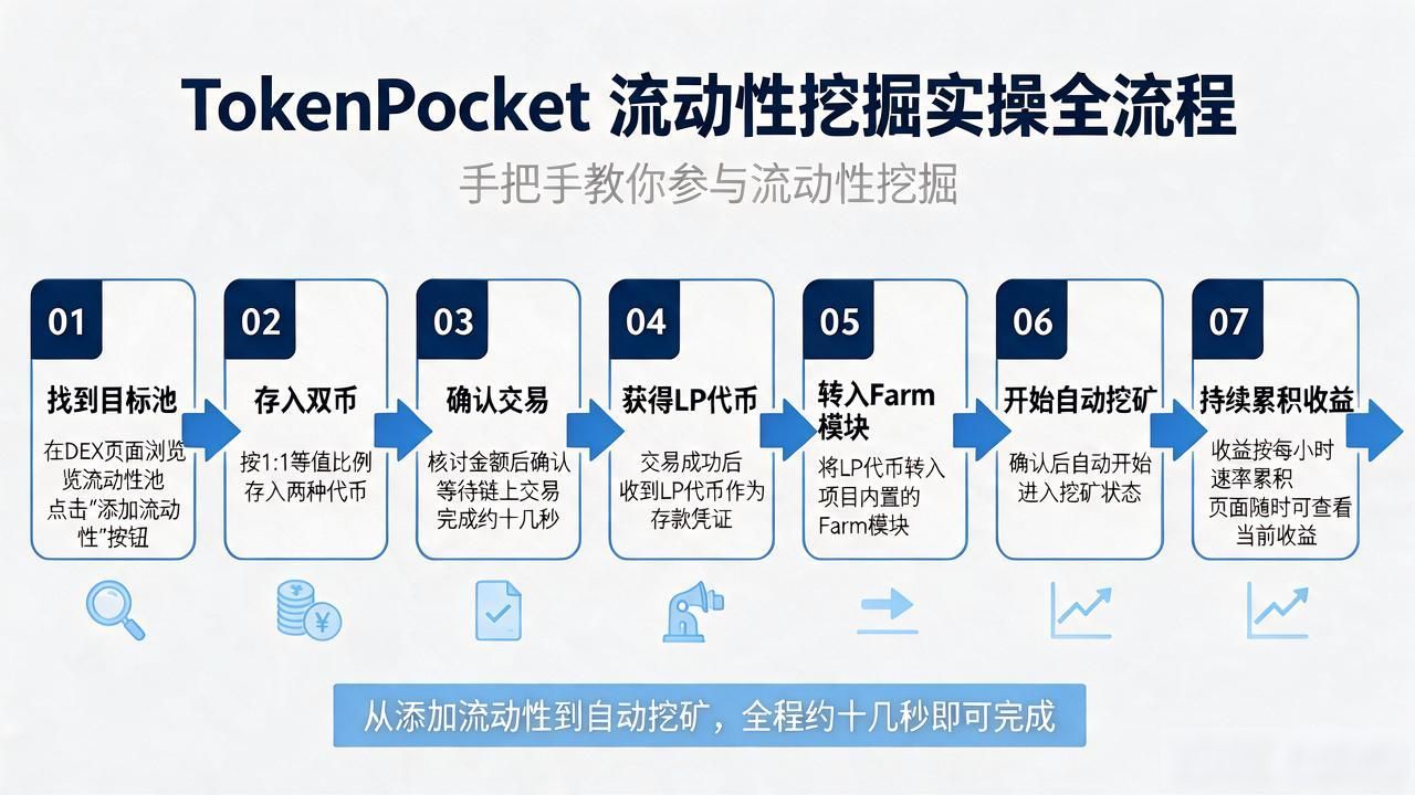 TokenPocket怎么参与流动性挖掘？手把手教你实操全流程