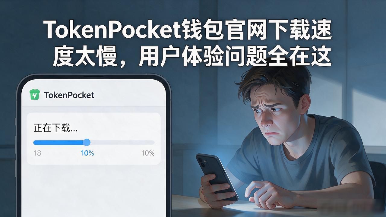 TokenPocket钱包官网下载速度太慢，用户体验问题全在这